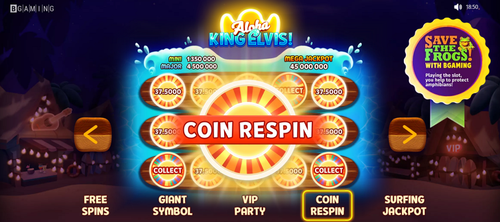 Coin Re-spin Feature