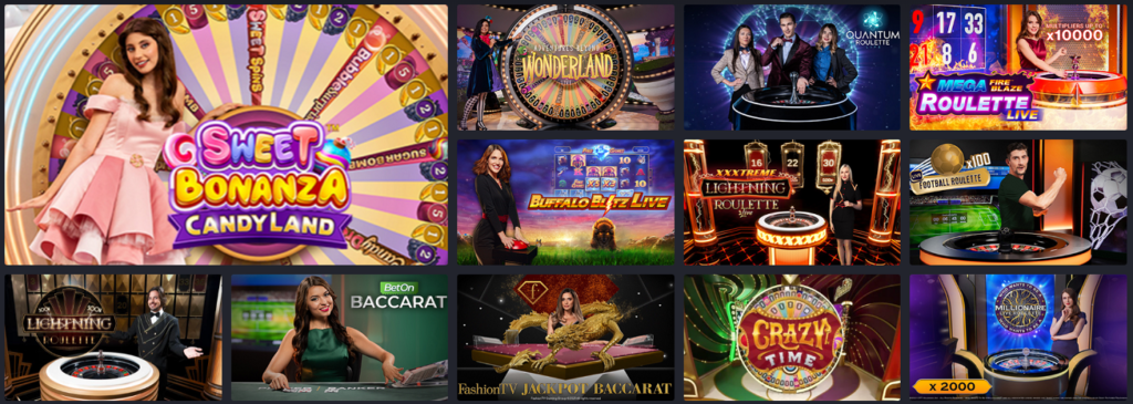 Meridianbet Live Casino Games