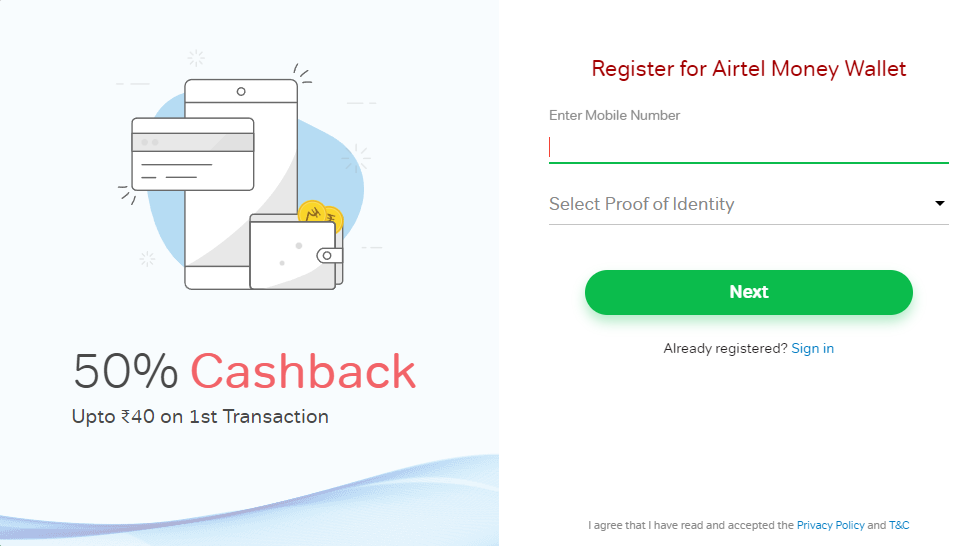 How to register with Airtel Money