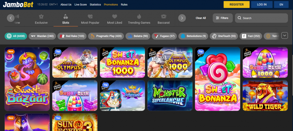 JamboBet Slot Games